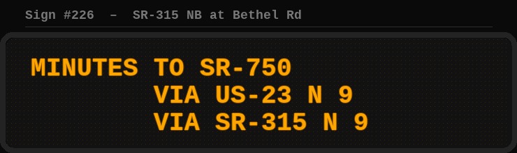 Sign 226