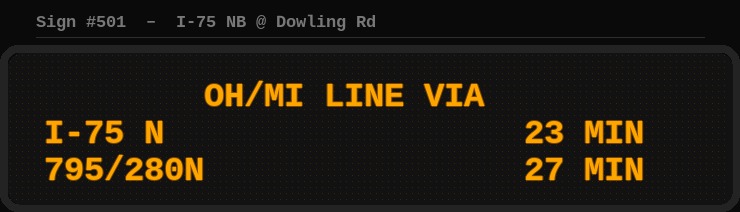 Sign 501
